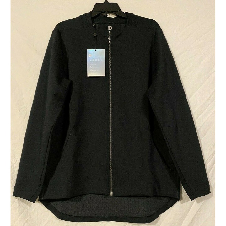 Under Armour Recovery Elite Bomber Jacket Black Men’s 1318384 001 2XL MSRP180