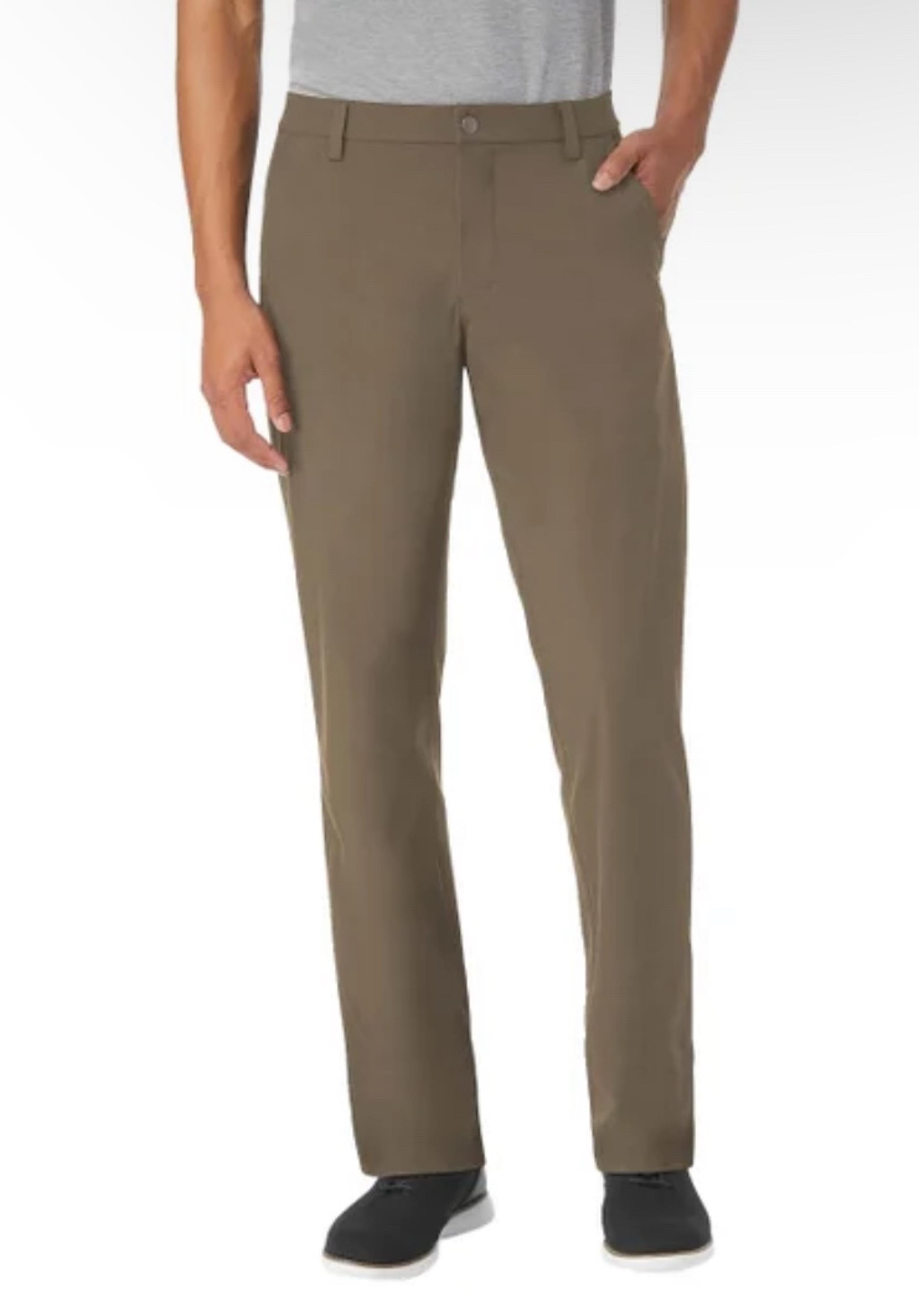 Kirkland pants Lululemon Signature Men's Performance stretch khaki beige 36x29