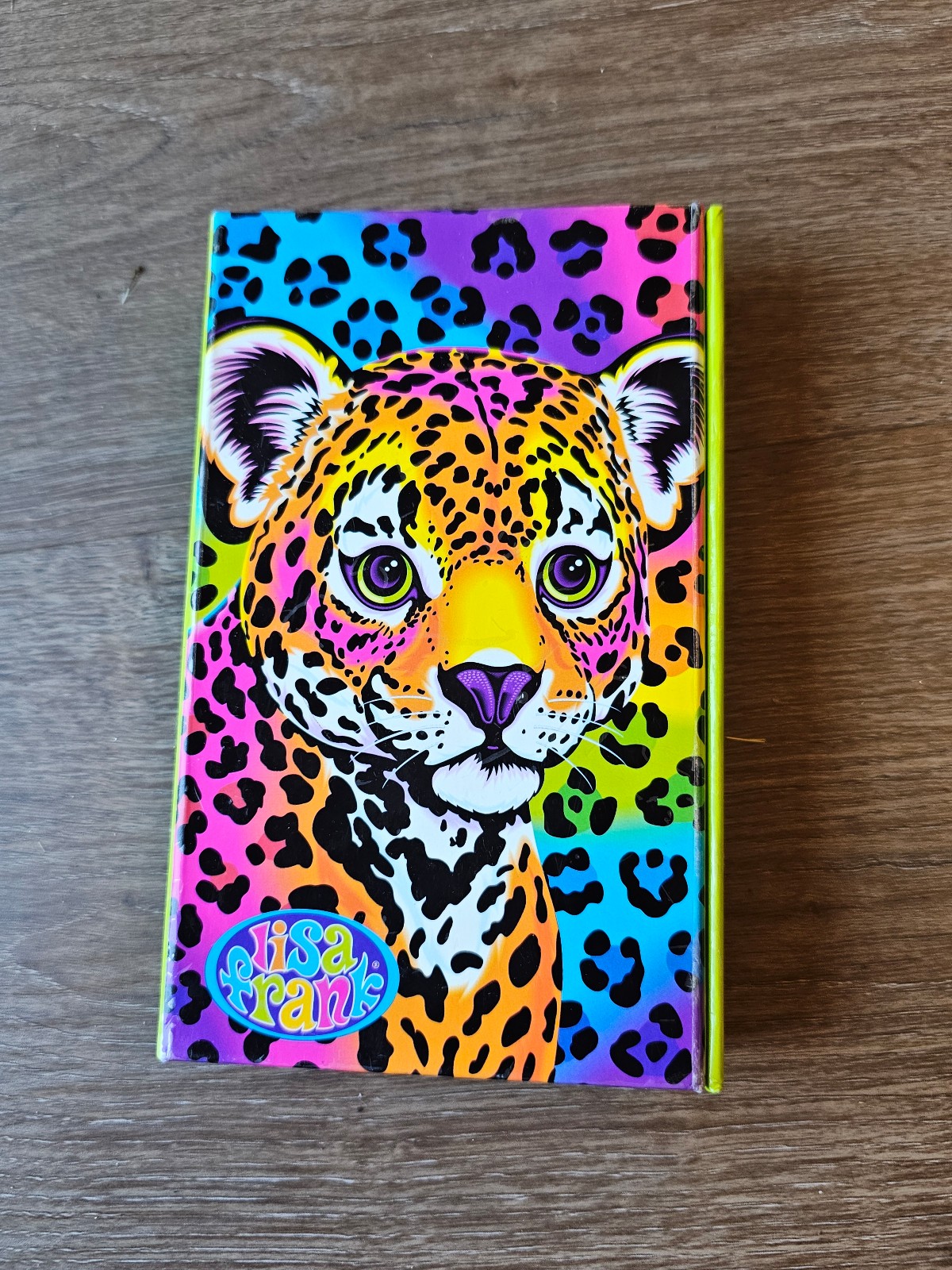 Vintage Lisa Frank Flip Sticker Book Memo Address Note Pad Set with Calculator
