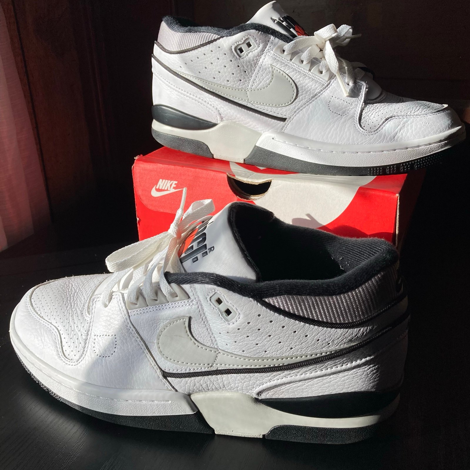 Nike Air Alpha Force 88 Neutral Grey US 10 Men’s (Removed Straps)