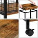 NEW Side Table with Wheels ,End Table with Removable Serving Tray.