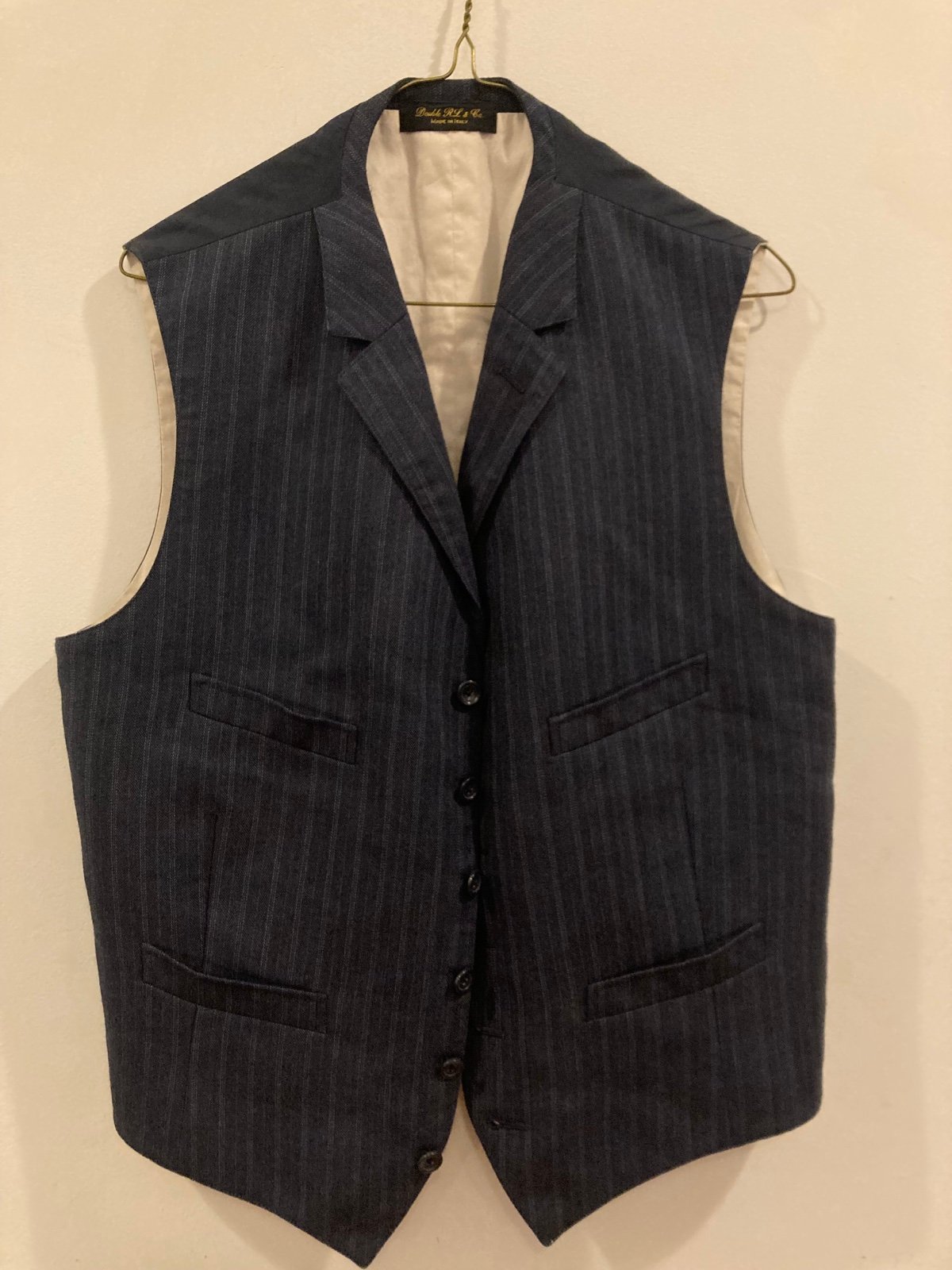 Rrl double rl Ralph Lauren vest made in Ítalo size 42 fits L