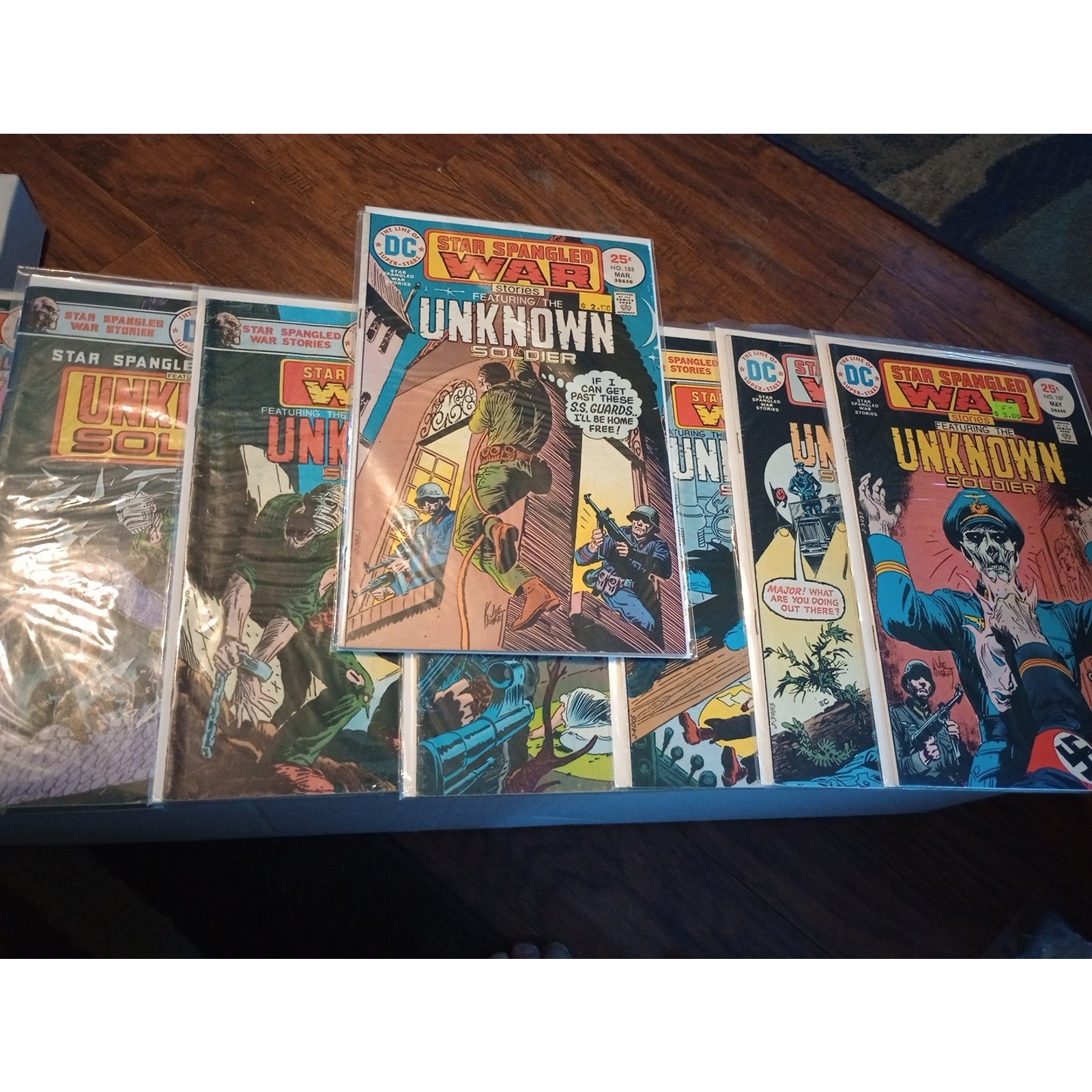 DC Comics Star Spangled War Stories Unknown Soldier 1975 Lot Of 8 VG To FN