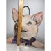 VTG Wooden Clothes Hanger By Annie Phinehart Pig