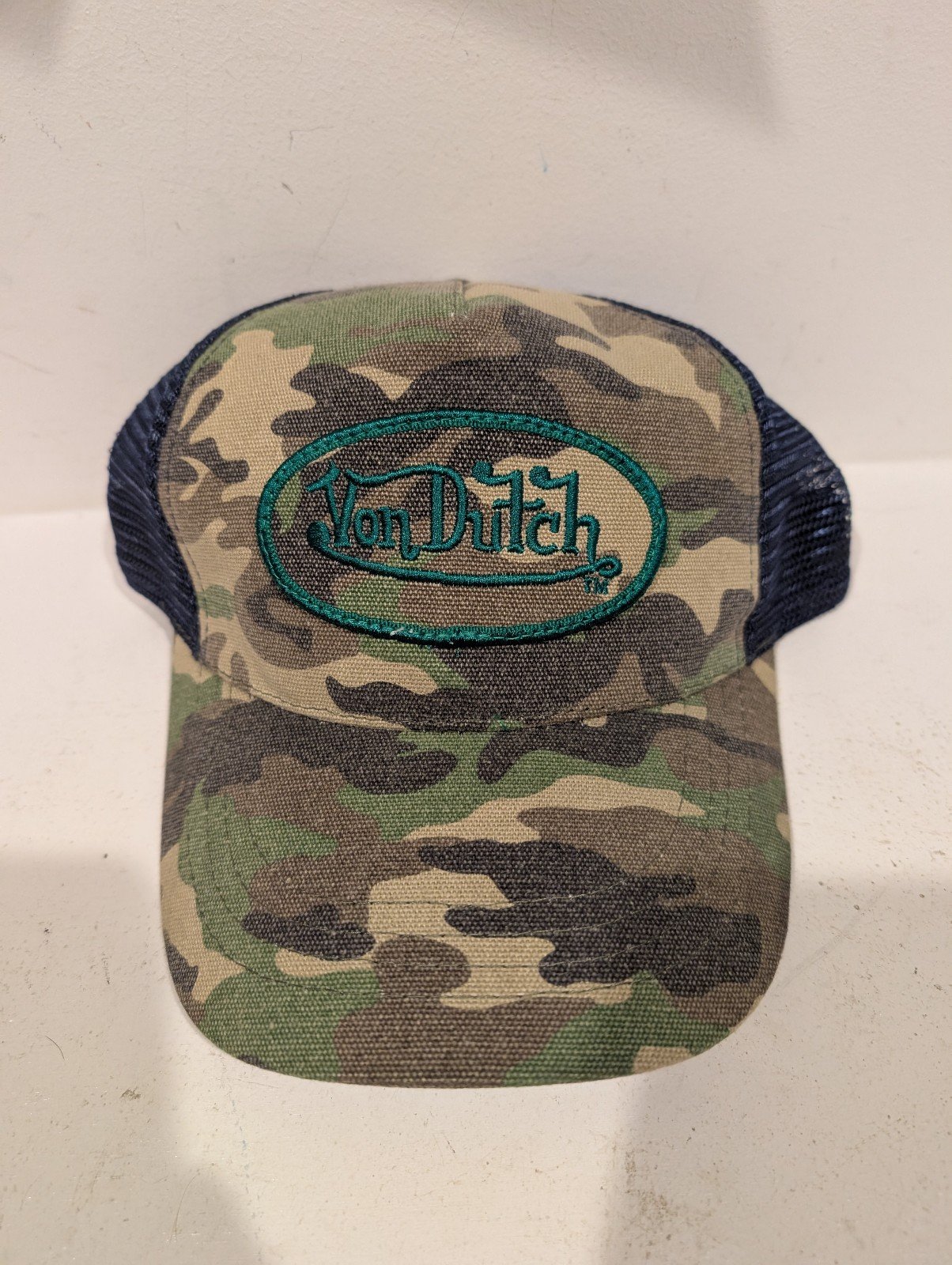 Von Dutch LOG07 Green Trucker Hat: Caphunters.co.uk