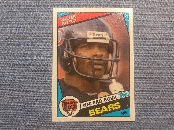 Walter Payton 1984 Topps Card! Absolutely Gorgeous!!!