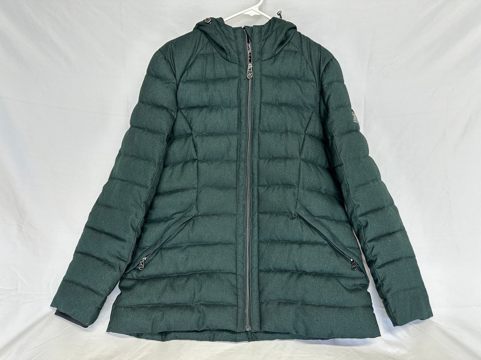ZeroXposur Black Label Womens Puffer Parka Hooded Jacket Full Zip Large