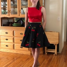 Sherri Hill Cherry Cocktail Dress