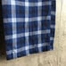Z3707 Vintage Check Pants, Pajama Pants, Blue, Light Blue, Navy, 90s Y2K