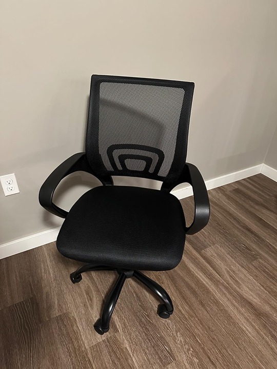 Mesh Computer Chair Lumbar Support Modern Executive Adjustable Stool Rolling