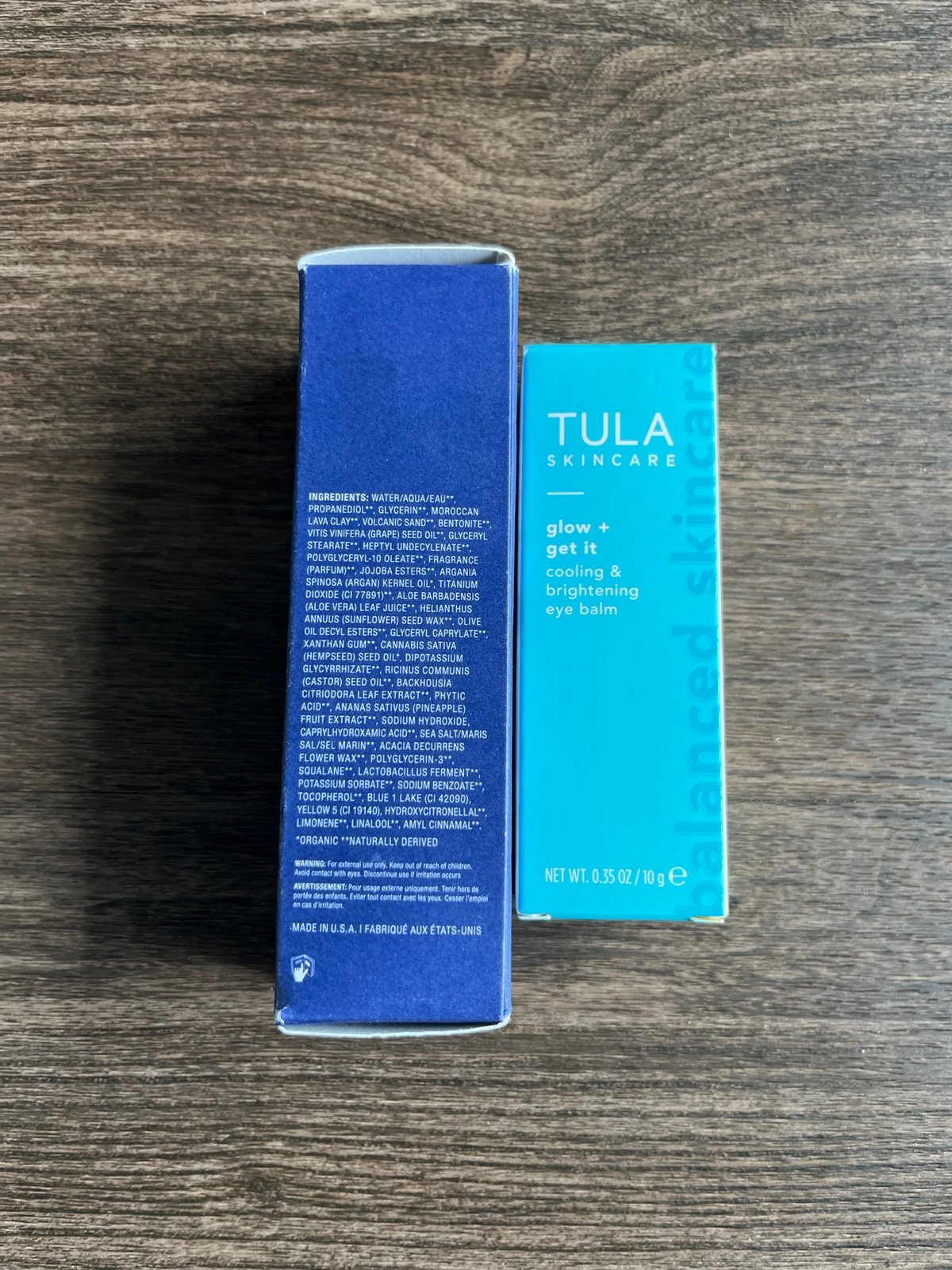 Josie Maran skin dope 5 minute facial + FREE Tula Cooling Eye Balm - detail