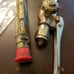 Vintage Victor Welding CUTTING TORCH 315 Handle 1025 CA-1050 2 Barrel Acetylene