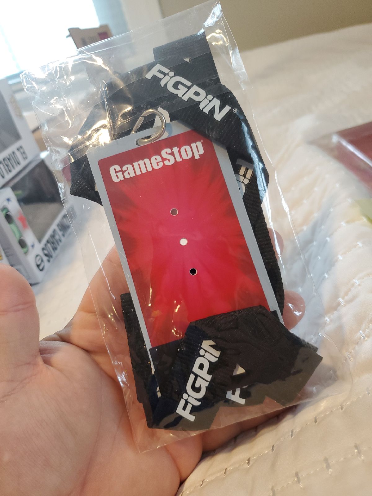 Gamestop figpin lanyard