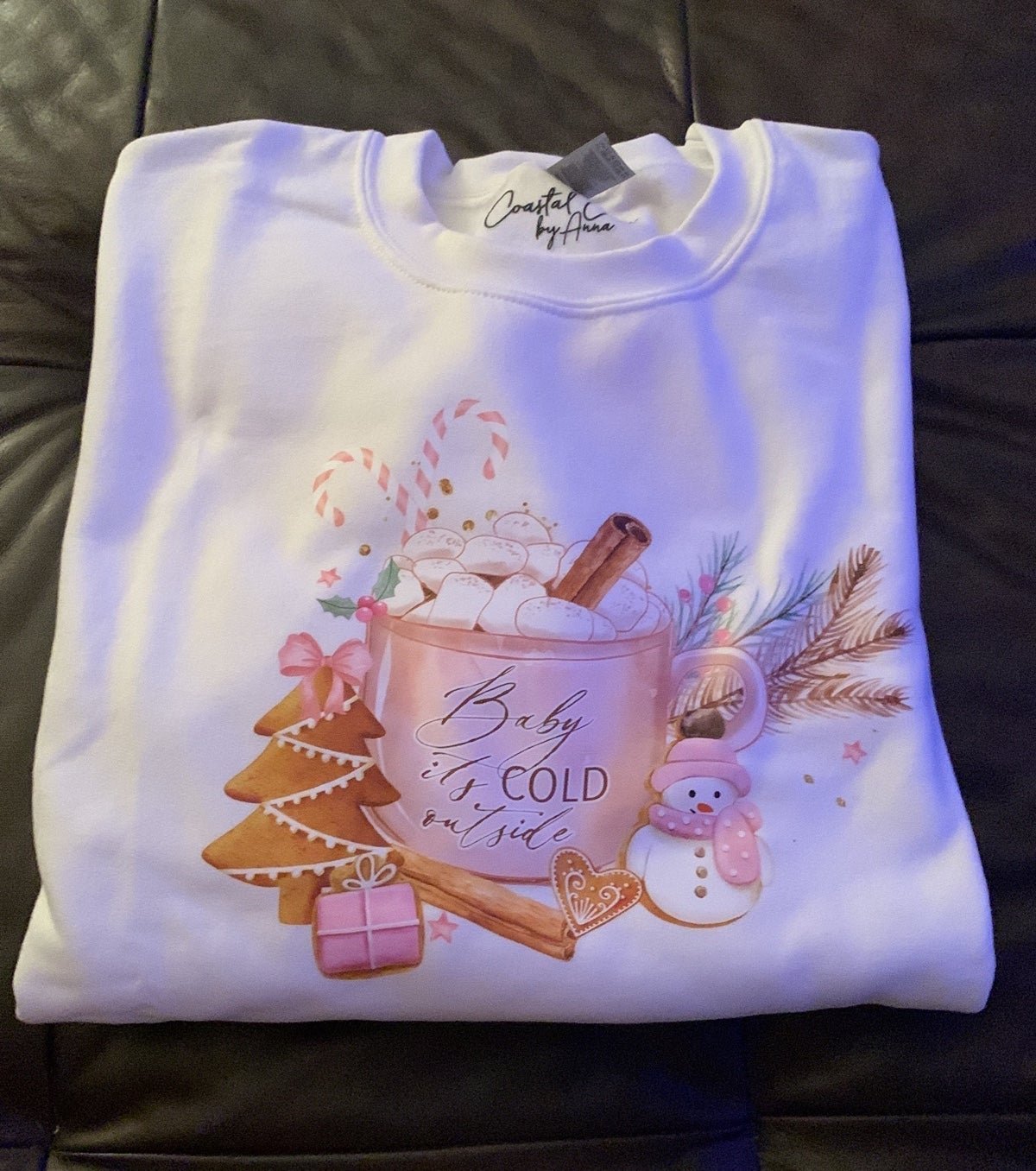 ❤️NEW❤️2XL ADORABLE “Baby It’s Cold Outside” SWEATSHIRT