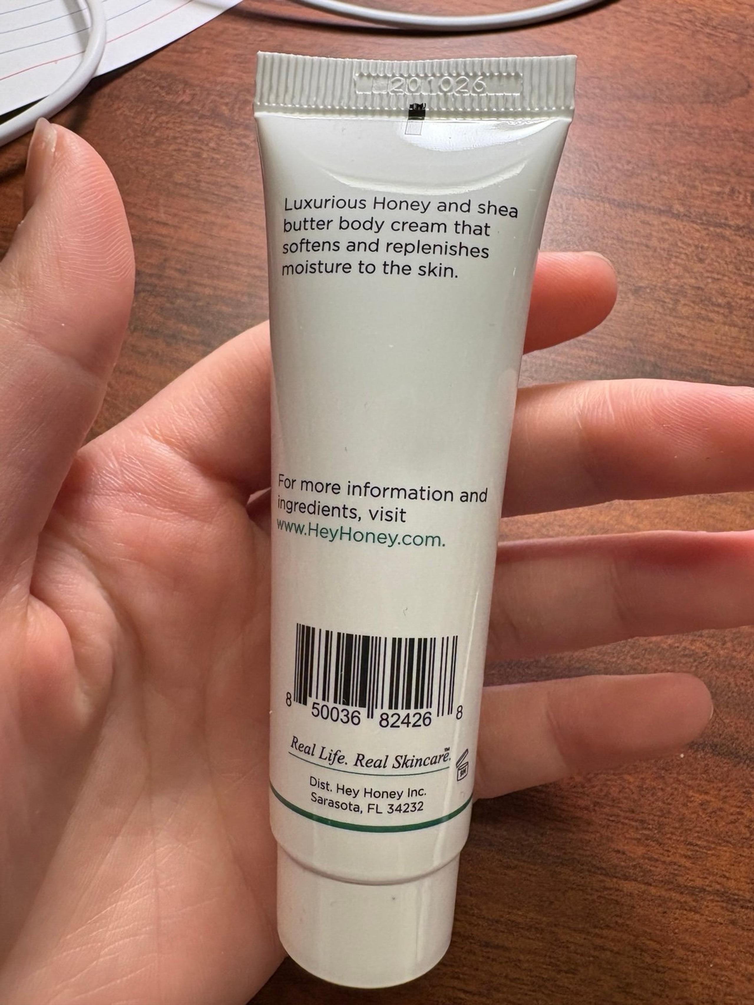 Hey Honey body lotion