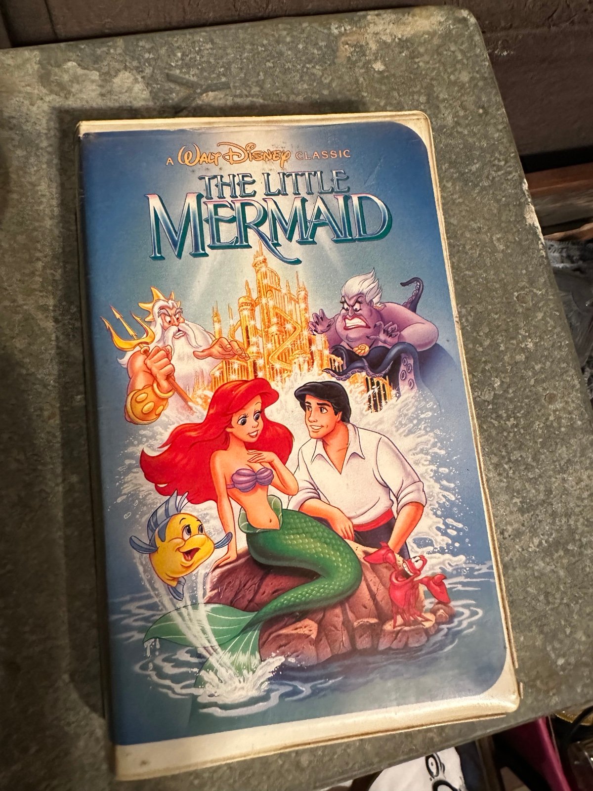 ORIGINAL The Little Mermaid Banned Artwork VHS