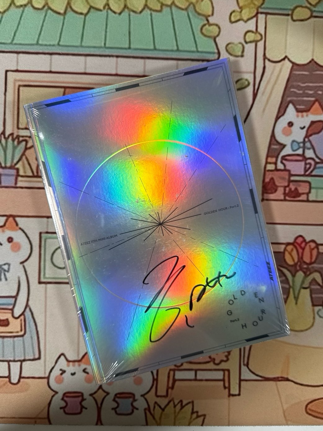*SEALED* ATEEZ - Golden Hour Pt 2 - Signed Album - Hongjoong
