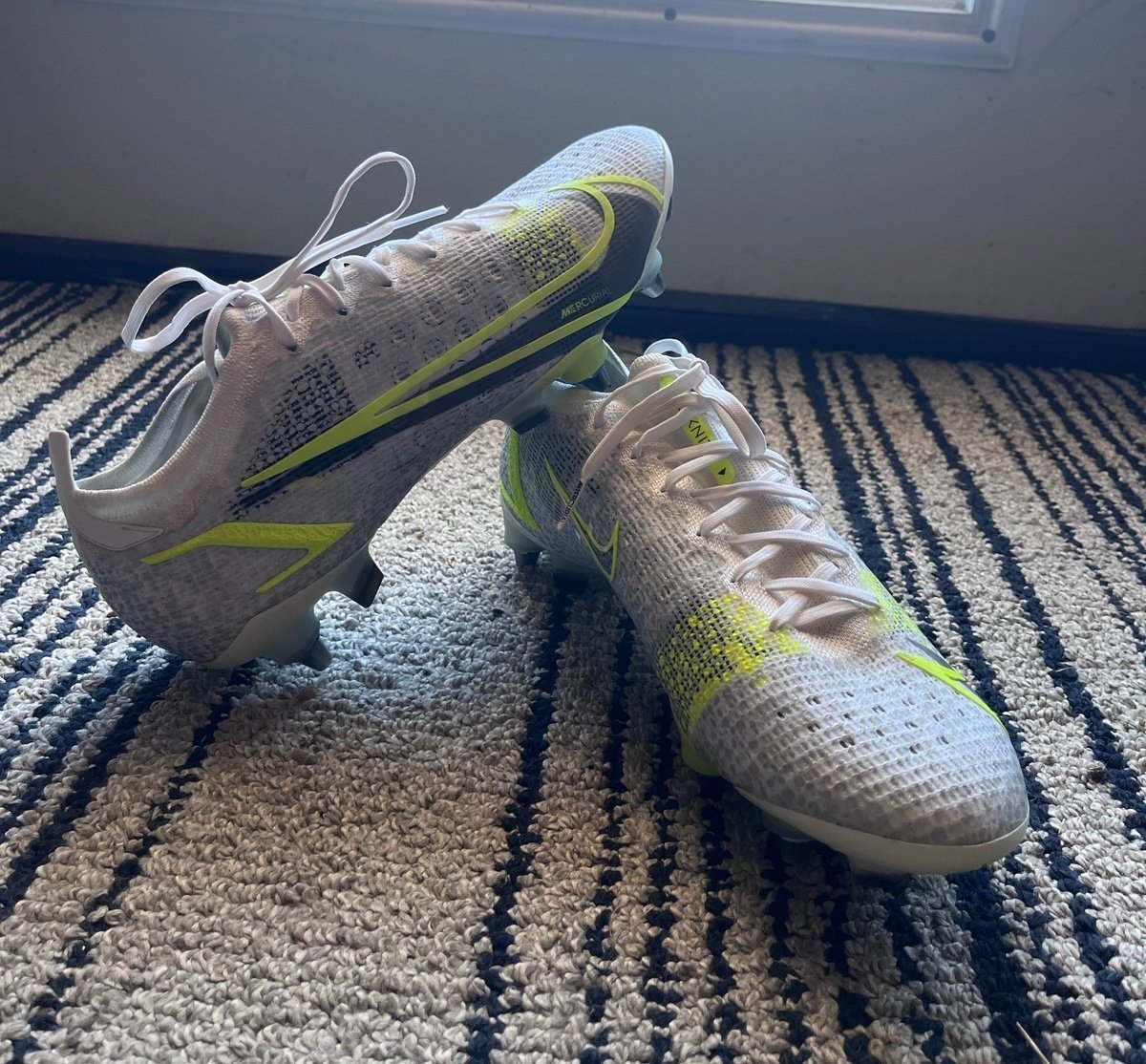 Nike Mercurial Vapor 14 Elite SG 'White Volt' Size 8
