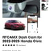 FITCAMX Dash Cam for 2022-2025 Honda Civic