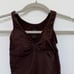 Skims Seamless Sculpt Scoop Neck Bodysuit in Cocoa Brown Size XS