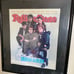 Vintage 1984 Rolling Stones Duran Duran Band Poster Framed