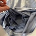 CHRISTIAN LACROIX Luxurious Silver Blue Velvet Wide Leg Pull On Pants/ Tank