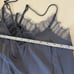 CHRISTIAN LACROIX Luxurious Silver Blue Velvet Wide Leg Pull On Pants/ Tank