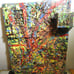 ABSTRACT PAINTING Expressionist CANVAS