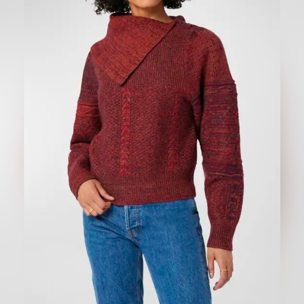 Joie jemel turtleneck wool sweater size large
