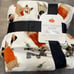 WELL DRESSED HOME KING SIZE DOG FALL SUPER CUTE BLANKET