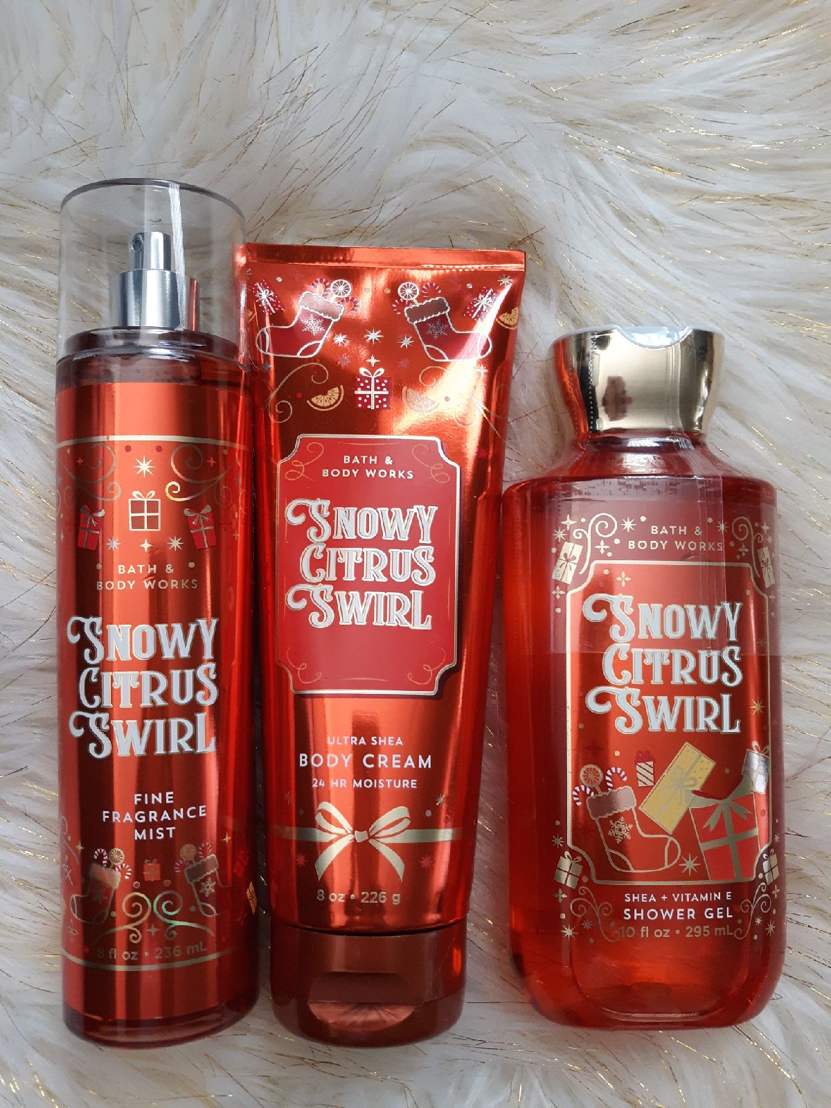 Bath & Body Works Snowy Citrus Swirl