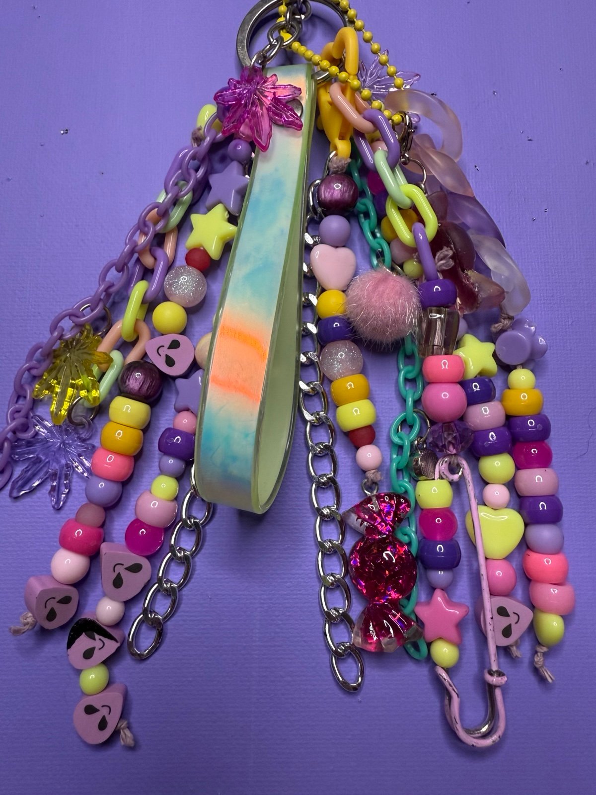 CLUTTERED KEYCHAIN Bag Charm Space Candy