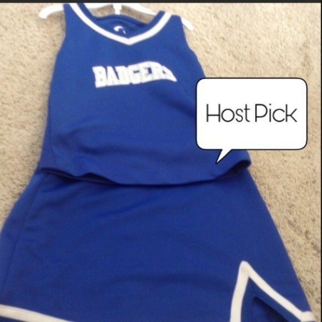 Badgers youth medium tank top skirt outfit