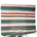 Mexican 1940's ? Vtg Wool Cotton Stripe Saltillo Serape Blanket 62X91 Multicolor