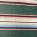 Mexican 1940's ? Vtg Wool Cotton Stripe Saltillo Serape Blanket 62X91 Multicolor