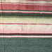 Mexican 1940's ? Vtg Wool Cotton Stripe Saltillo Serape Blanket 62X91 Multicolor
