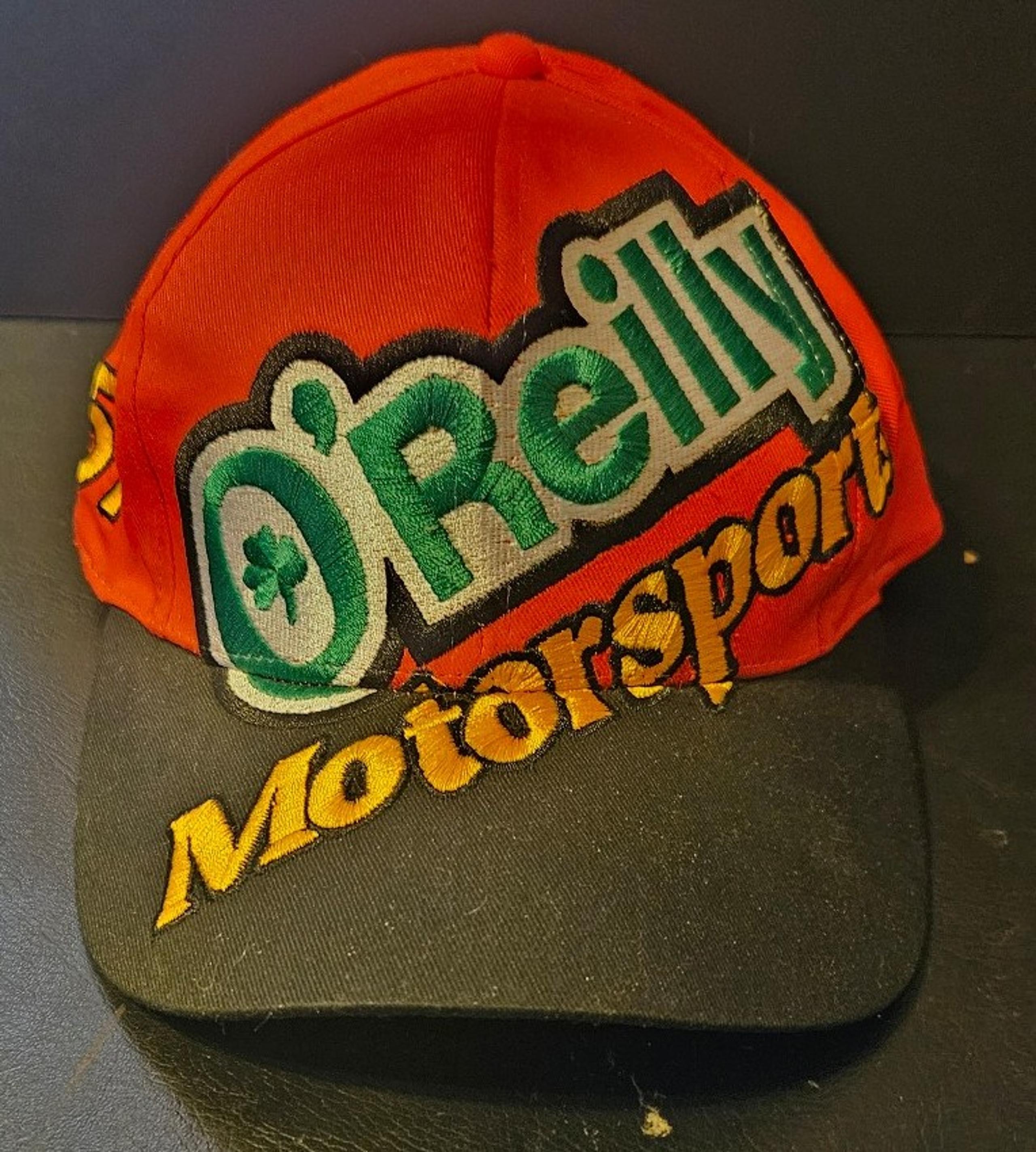 O'Reilly Motorsports Racing Hat Nascar #57 Strapback Auto Parts Red