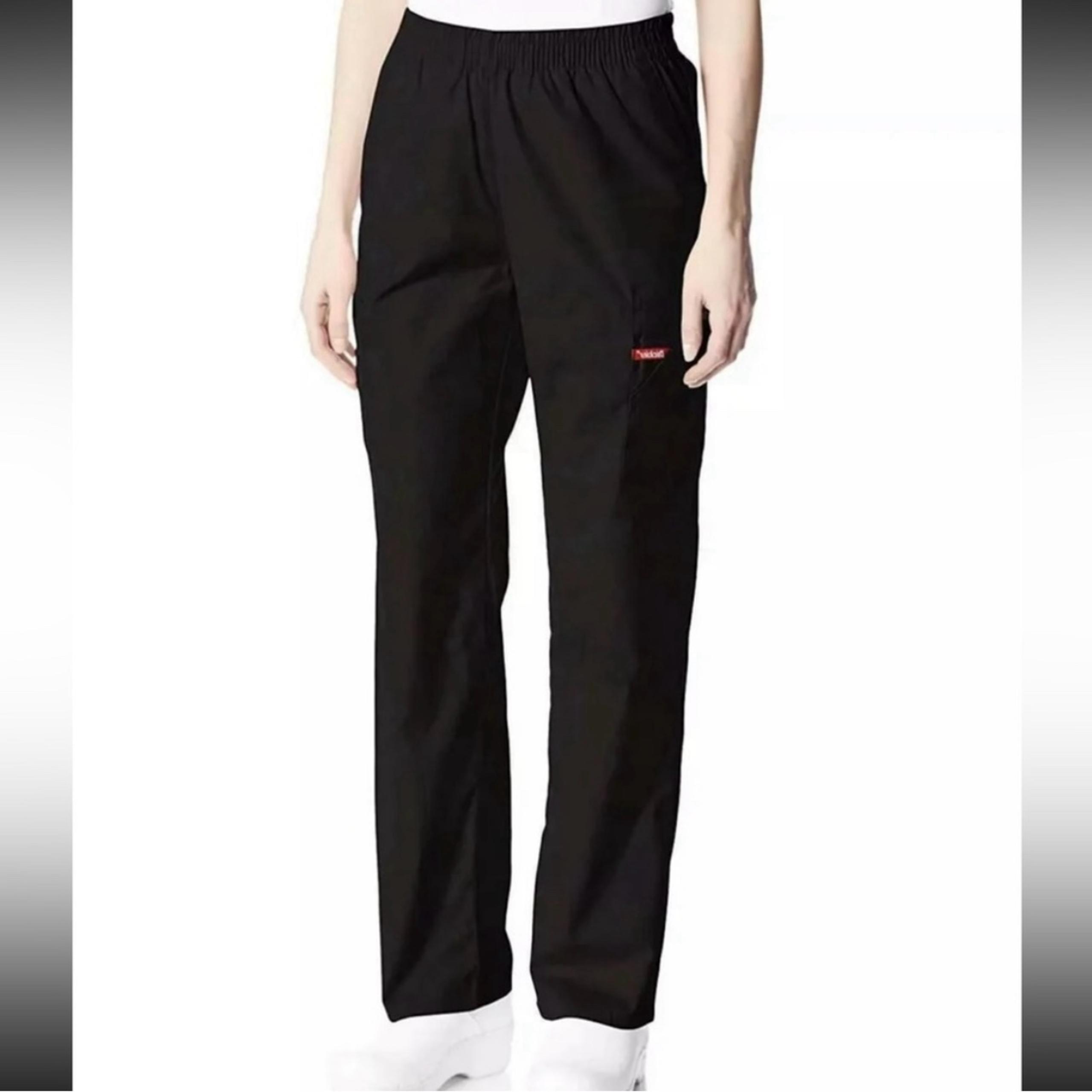 NWT DICKIES EDS Modern Classic Signature Medical Uniform Scrubs Pants: Black, L.