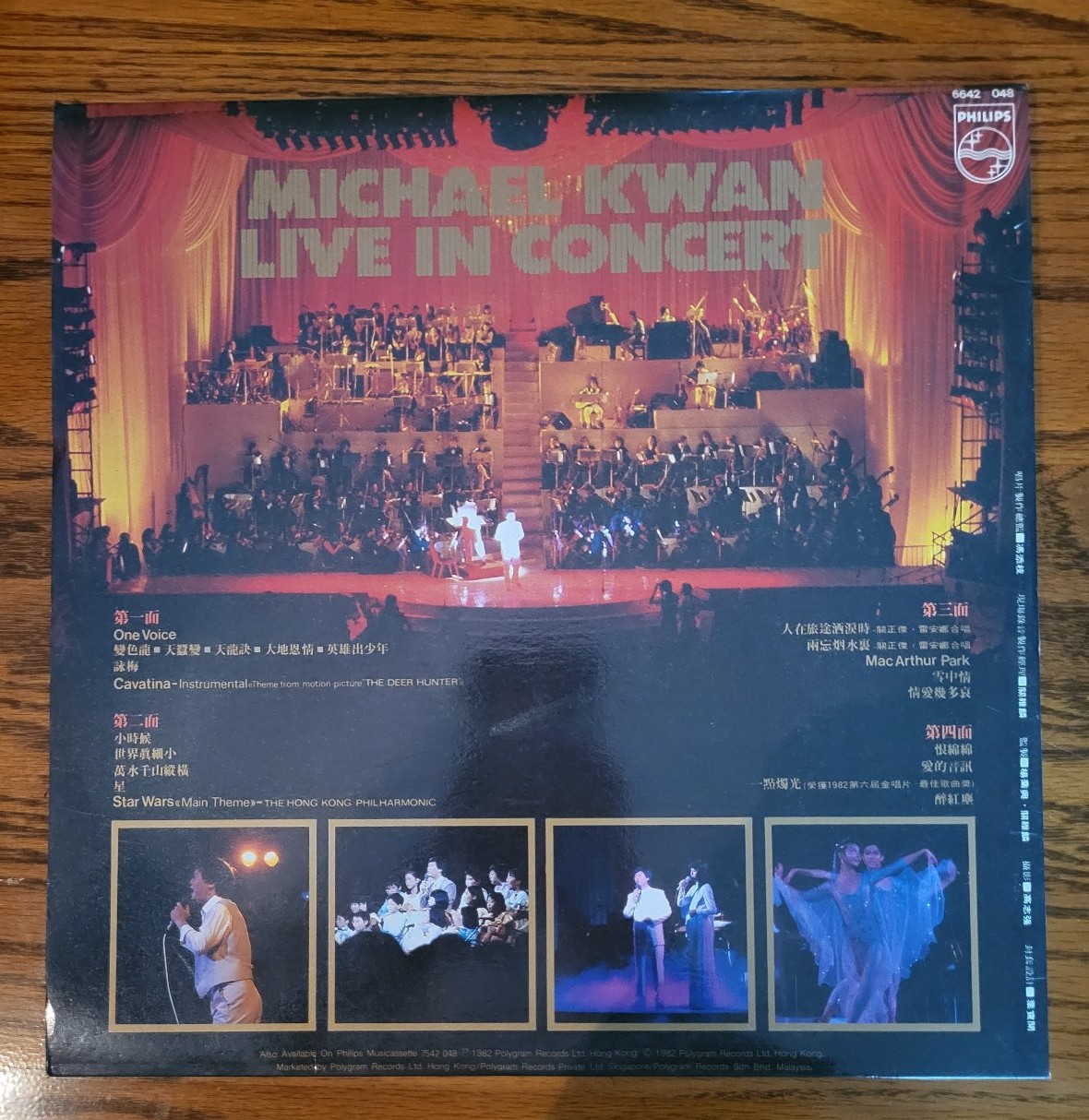 關正傑 MICHAEL KWAN LIVE IN CONCERT HONG KONG ORIG 12' DOUBLE 1982 LP EX