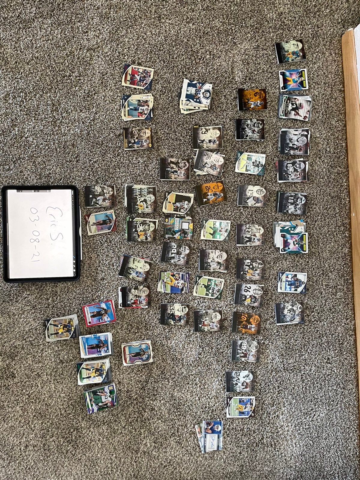 Lot of 250 plus nfl cards from the 2020