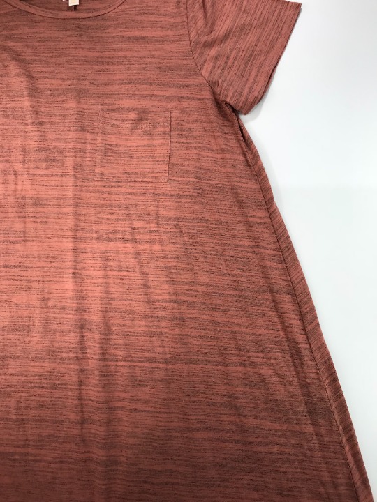 LuLaRoe Carly Orange T-Shirt Dress