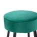 Counter Height Bar Stools Set of 2, Velvet Kitchen StoolsUpholstered 24 Inches