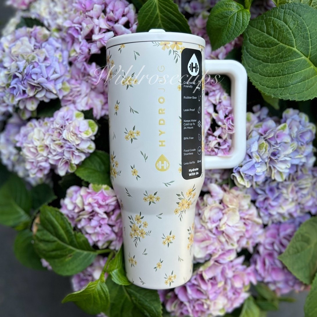 NWT Starbucks x Farm Rio Colorful Black Beadwork Embroidery SS Cold Cup Tumbler