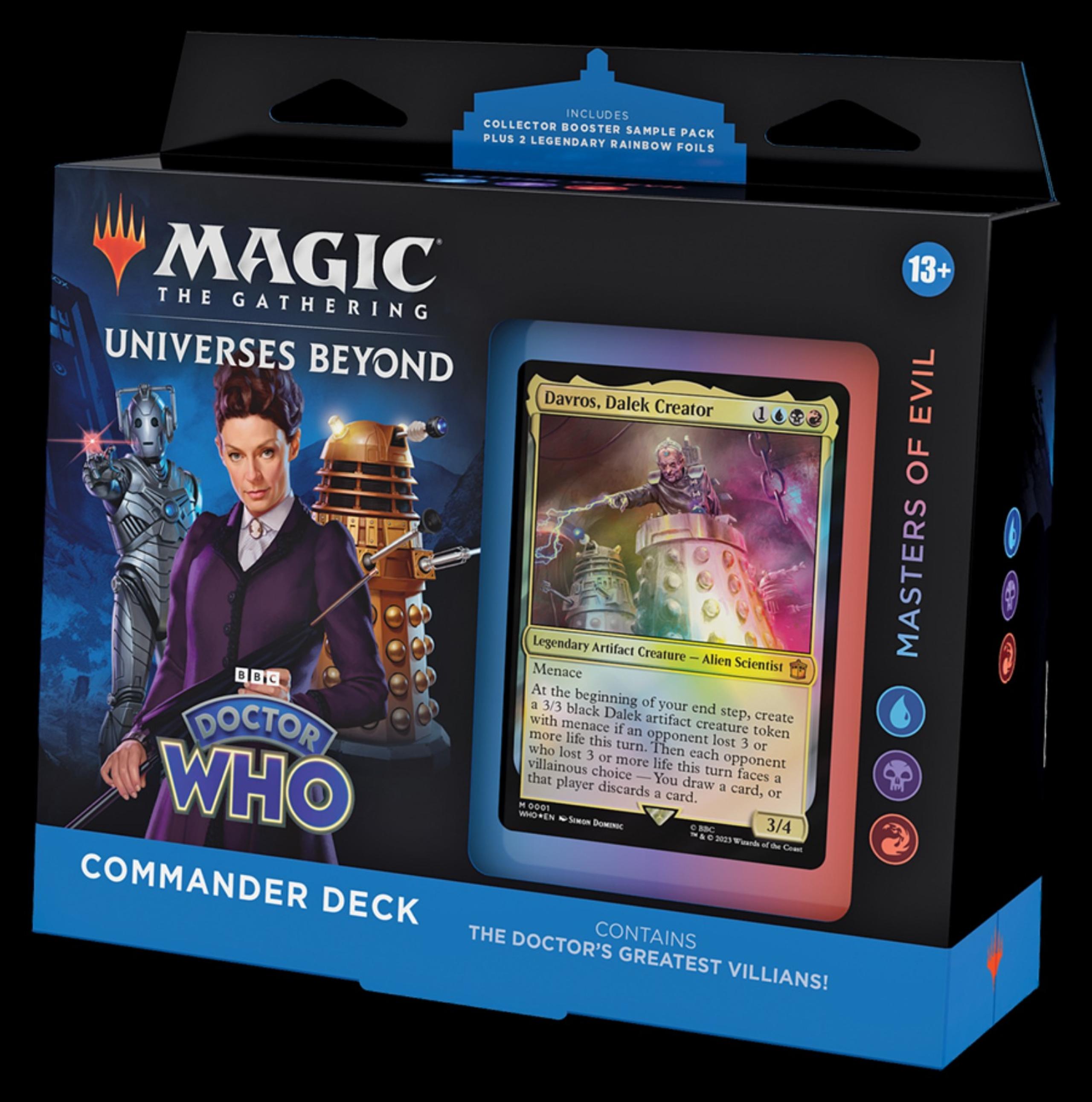 Magic the Gathering -Doctor Who - Masters of Evil Commander Deck -factory sealed