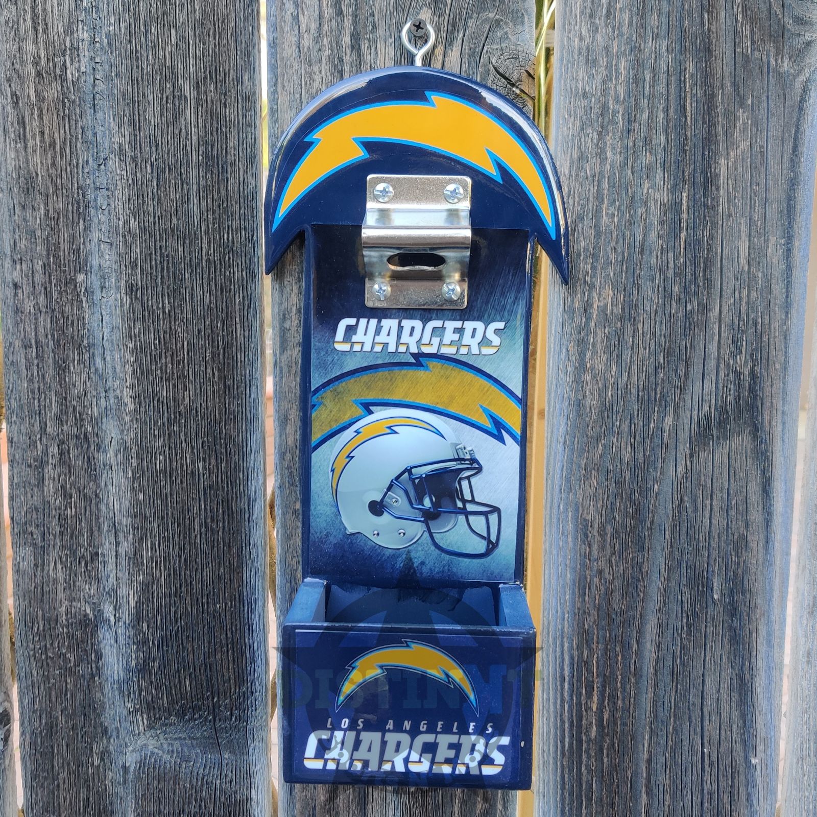 LA Chargers Wall Mounted Bottle Opener