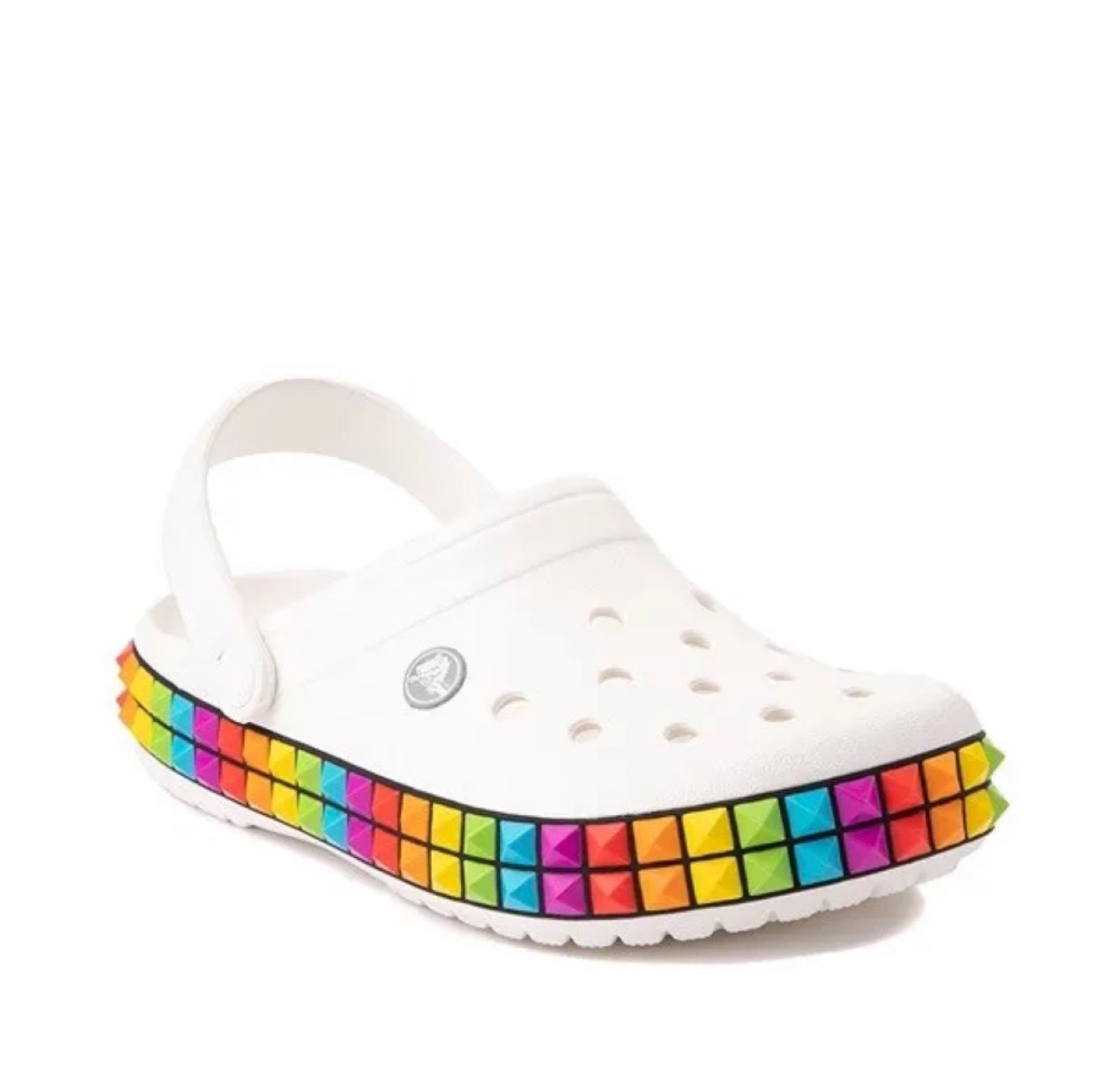 Crocs Rainbow Studded Clogs
