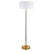 Simone Mid-Century Modern Metal Floor Lamp