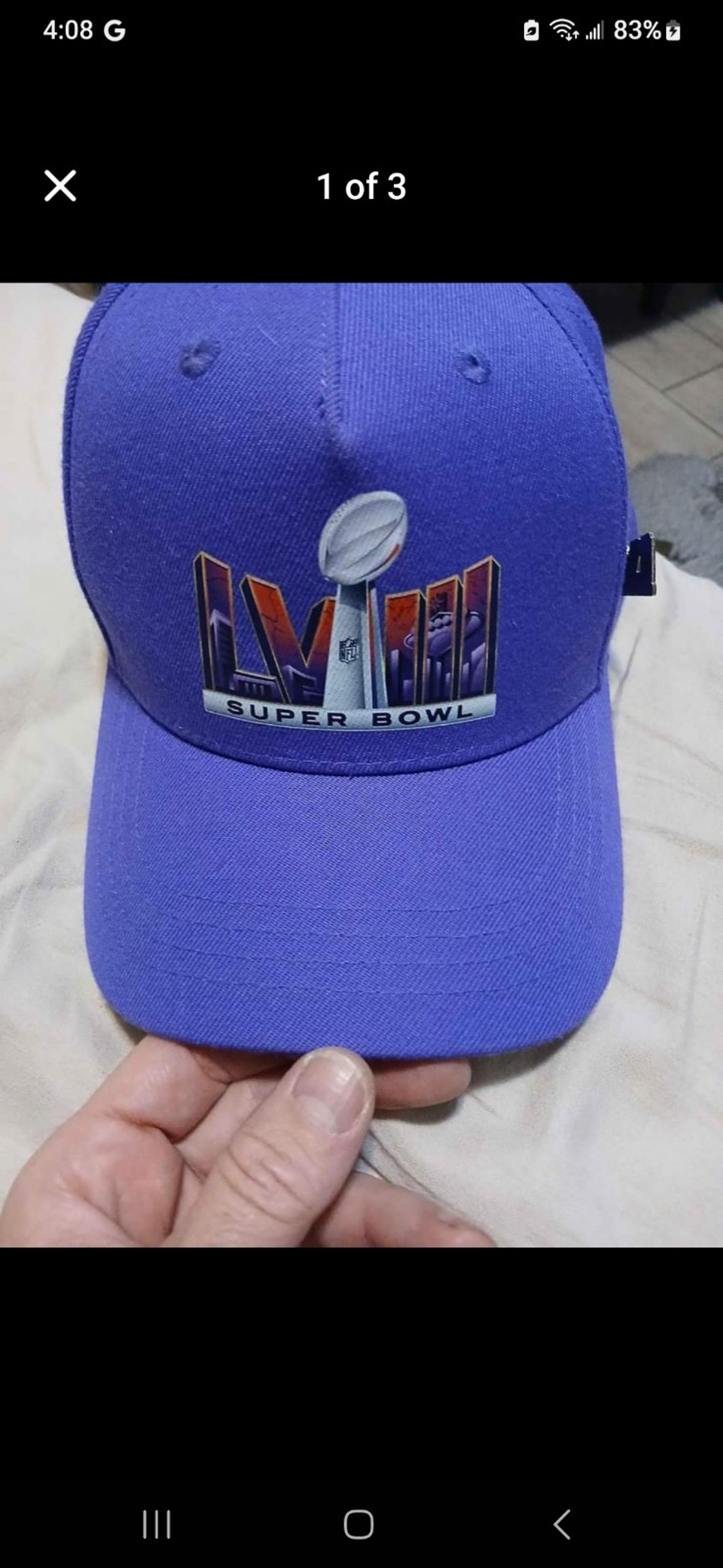 Kansas City Chiefs Super Bowl TEAM HAT AND PIN AUTHENTIC APPAREL