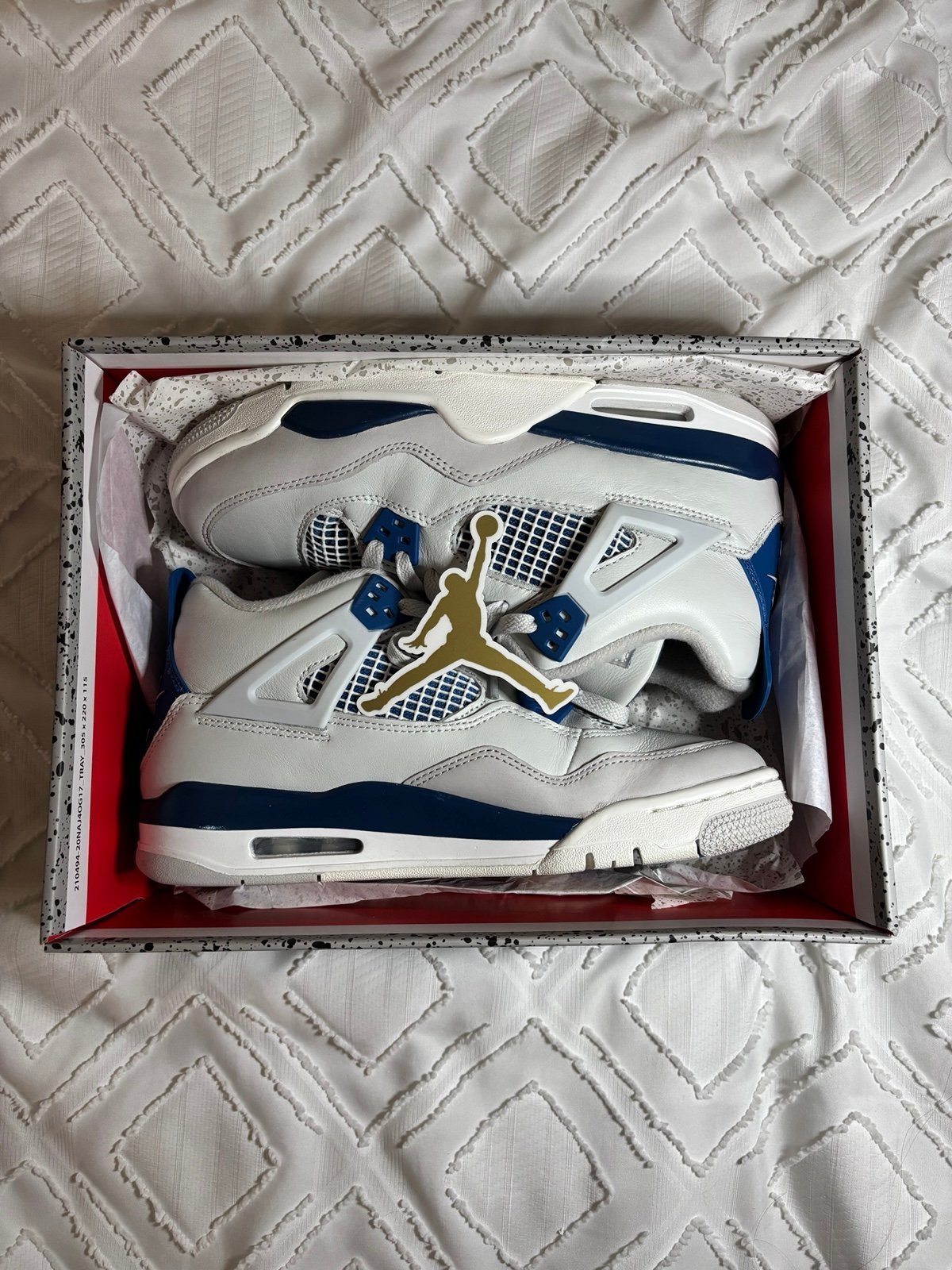 AIR JORDAN 4 RETRO Military Blue GS 7