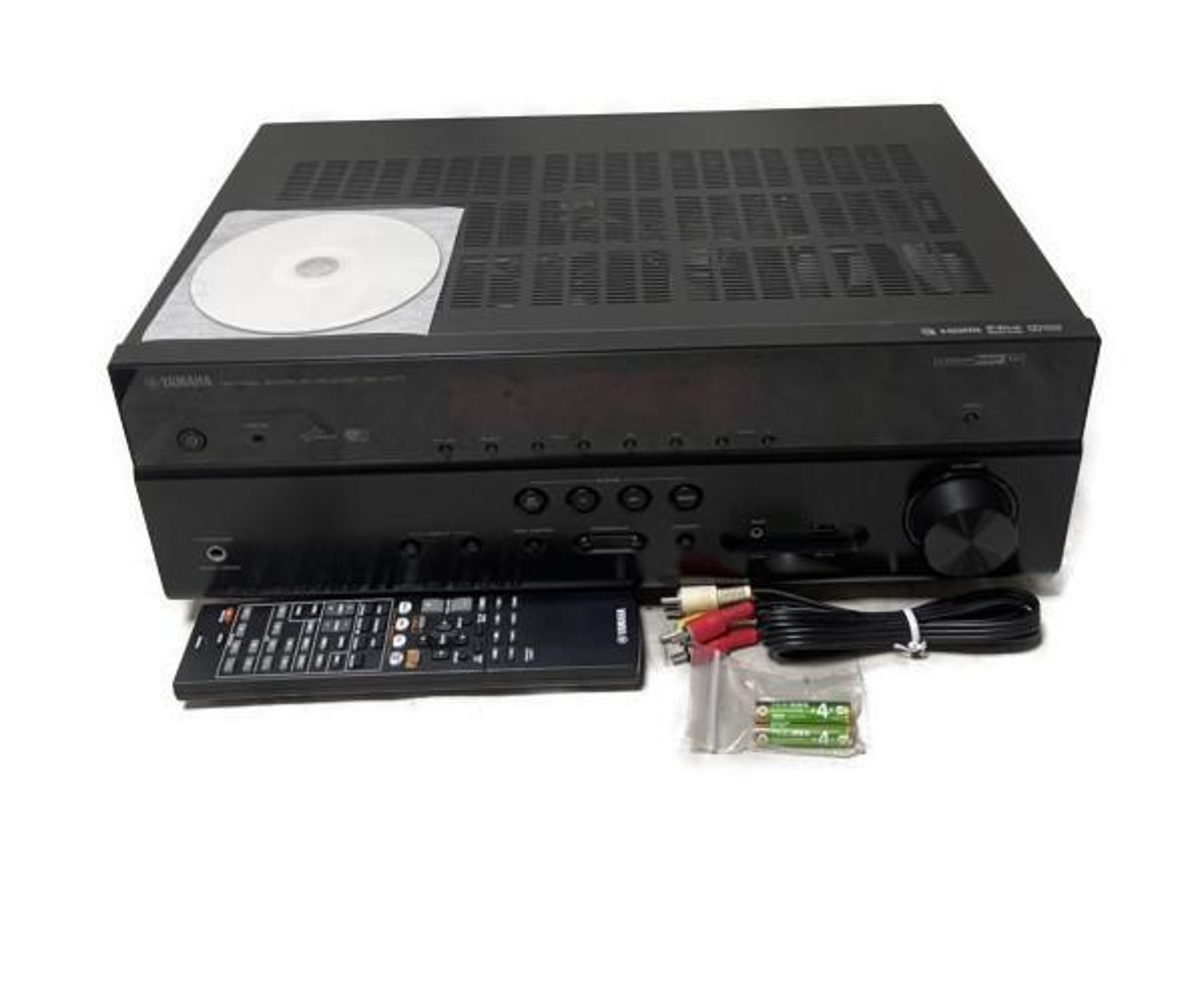 Fully functional, excellent condition Yamaha AV receiver, black, RX-V577(B)